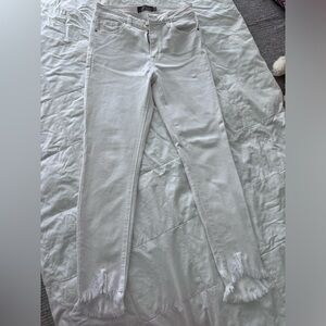 White JUST USA Jeans, Size 8